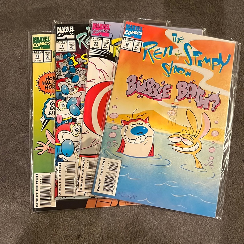Vintage Ren and Stimpy Show comics